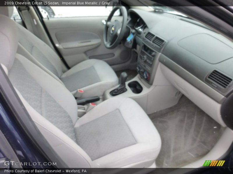 Imperial Blue Metallic / Gray 2009 Chevrolet Cobalt LS Sedan