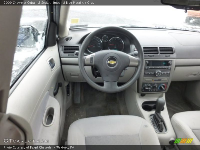 Imperial Blue Metallic / Gray 2009 Chevrolet Cobalt LS Sedan