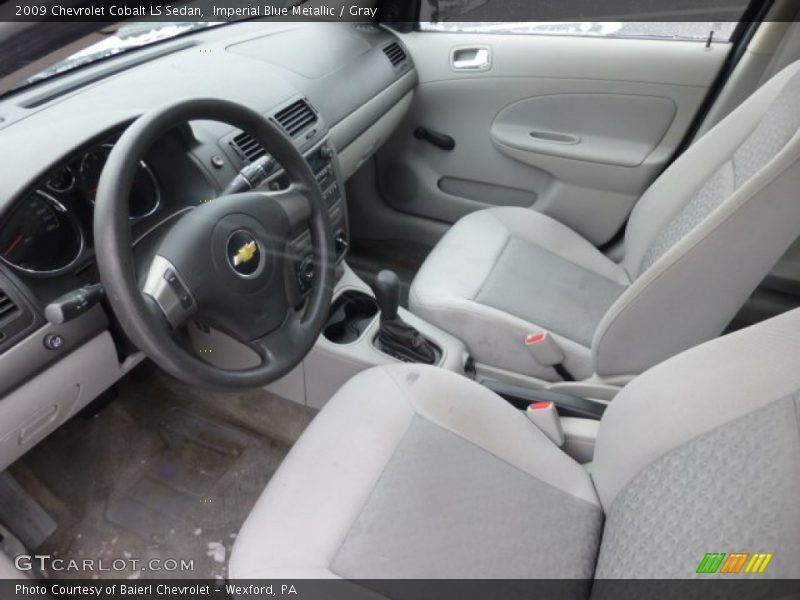 Gray Interior - 2009 Cobalt LS Sedan 