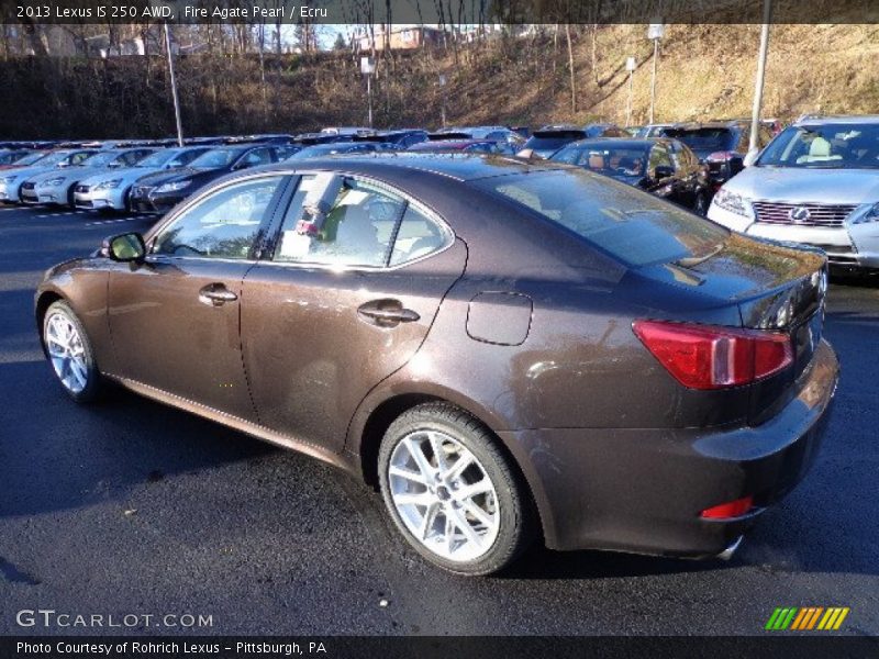 Fire Agate Pearl / Ecru 2013 Lexus IS 250 AWD
