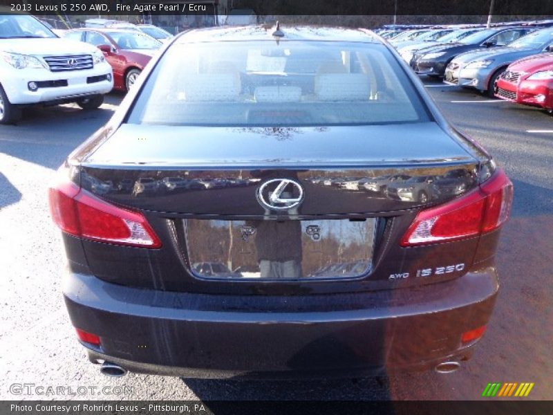 Fire Agate Pearl / Ecru 2013 Lexus IS 250 AWD