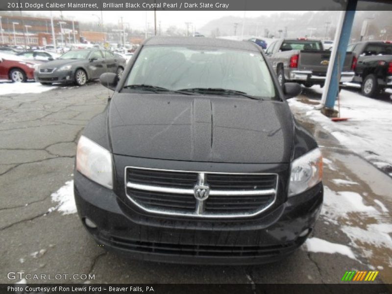 Brilliant Black Crystal Pearl / Dark Slate Gray 2011 Dodge Caliber Mainstreet