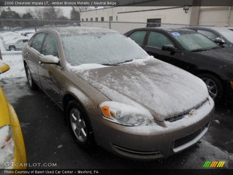 Amber Bronze Metallic / Neutral Beige 2006 Chevrolet Impala LT