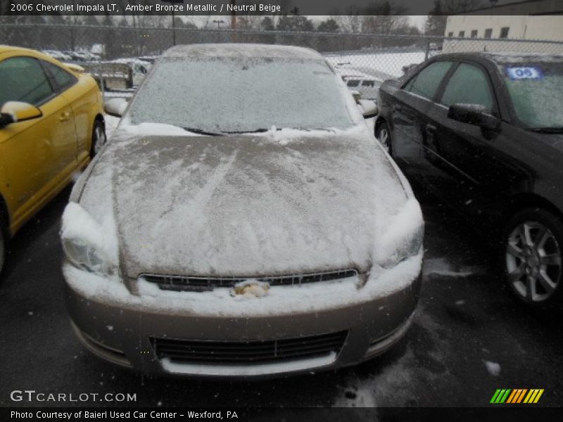 Amber Bronze Metallic / Neutral Beige 2006 Chevrolet Impala LT