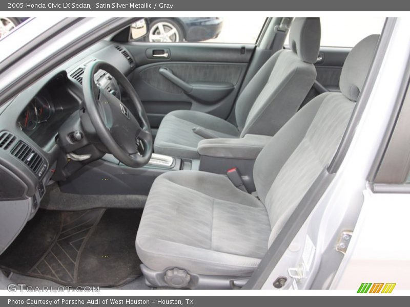  2005 Civic LX Sedan Gray Interior