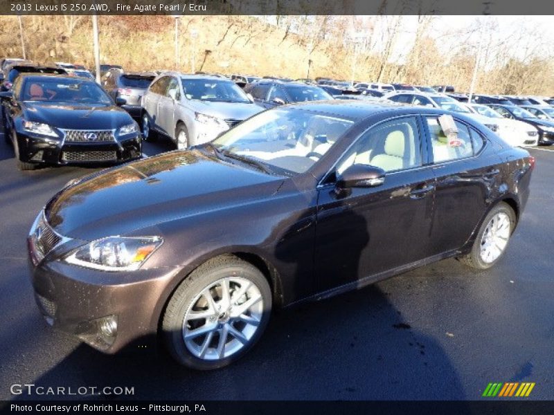 Fire Agate Pearl / Ecru 2013 Lexus IS 250 AWD