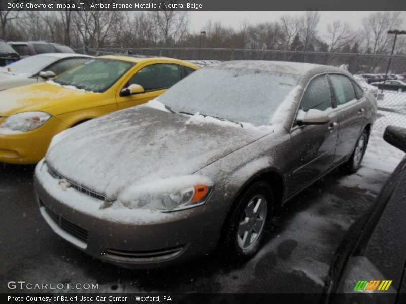Amber Bronze Metallic / Neutral Beige 2006 Chevrolet Impala LT