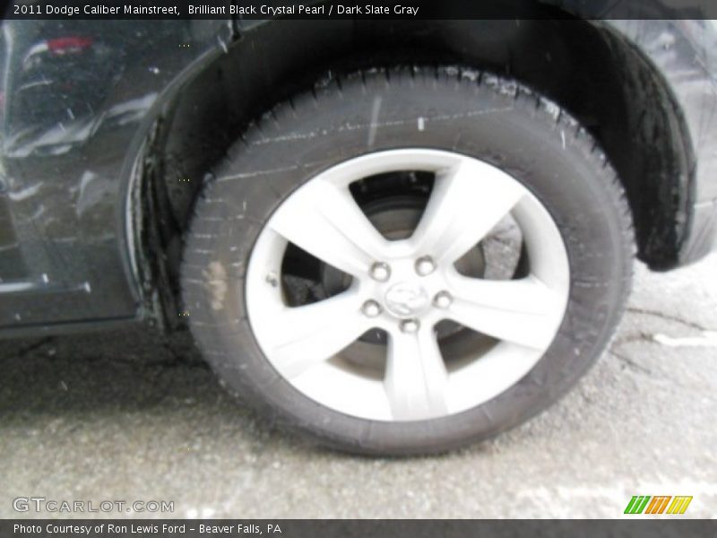 Brilliant Black Crystal Pearl / Dark Slate Gray 2011 Dodge Caliber Mainstreet