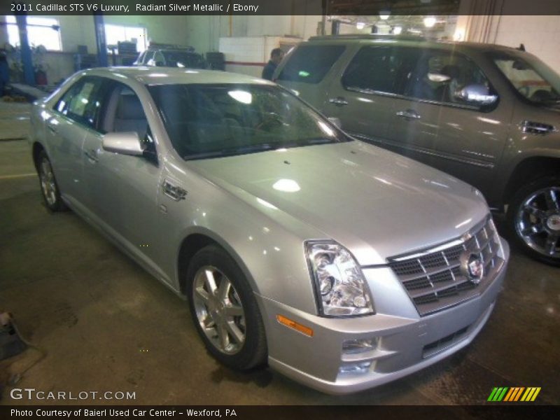 Radiant Silver Metallic / Ebony 2011 Cadillac STS V6 Luxury