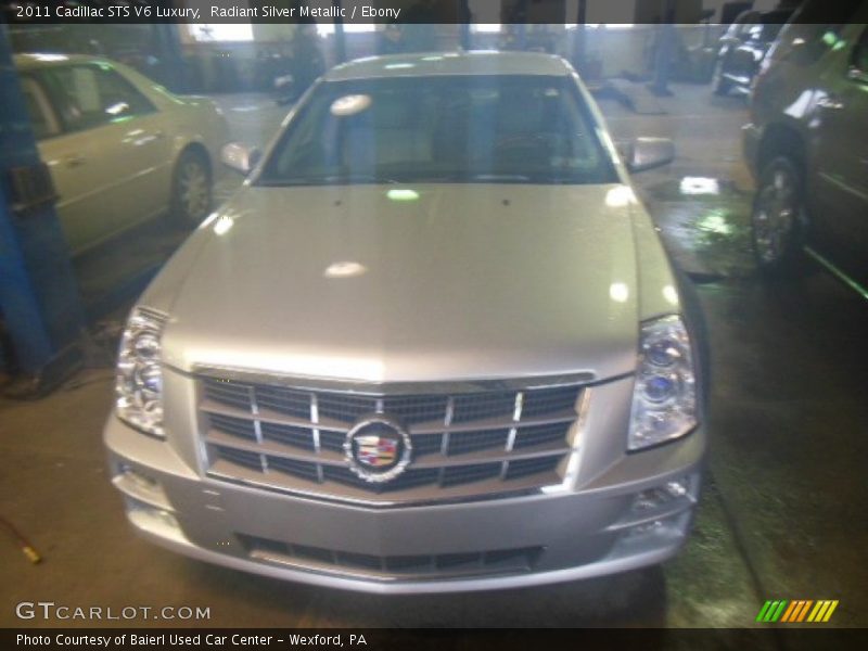 Radiant Silver Metallic / Ebony 2011 Cadillac STS V6 Luxury