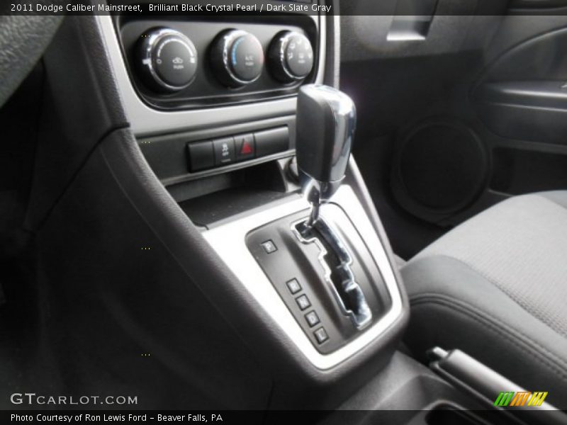 Brilliant Black Crystal Pearl / Dark Slate Gray 2011 Dodge Caliber Mainstreet