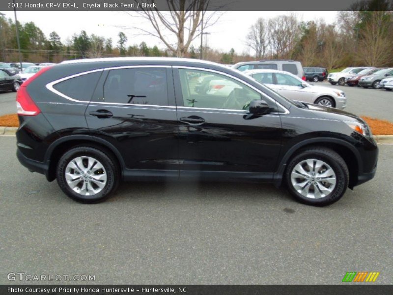 Crystal Black Pearl / Black 2012 Honda CR-V EX-L