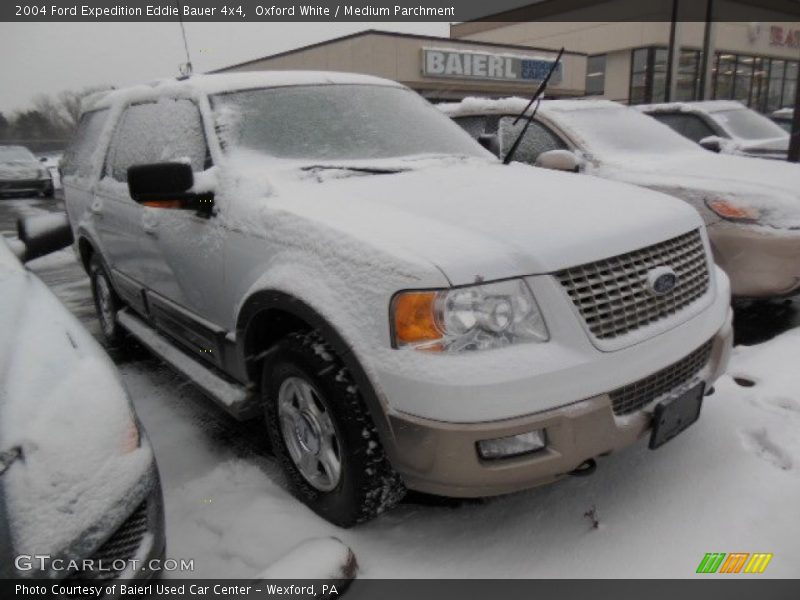 Oxford White / Medium Parchment 2004 Ford Expedition Eddie Bauer 4x4