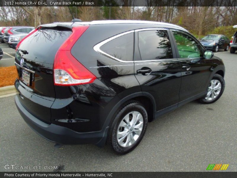 Crystal Black Pearl / Black 2012 Honda CR-V EX-L