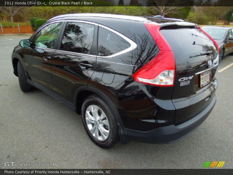 Crystal Black Pearl / Black 2012 Honda CR-V EX-L