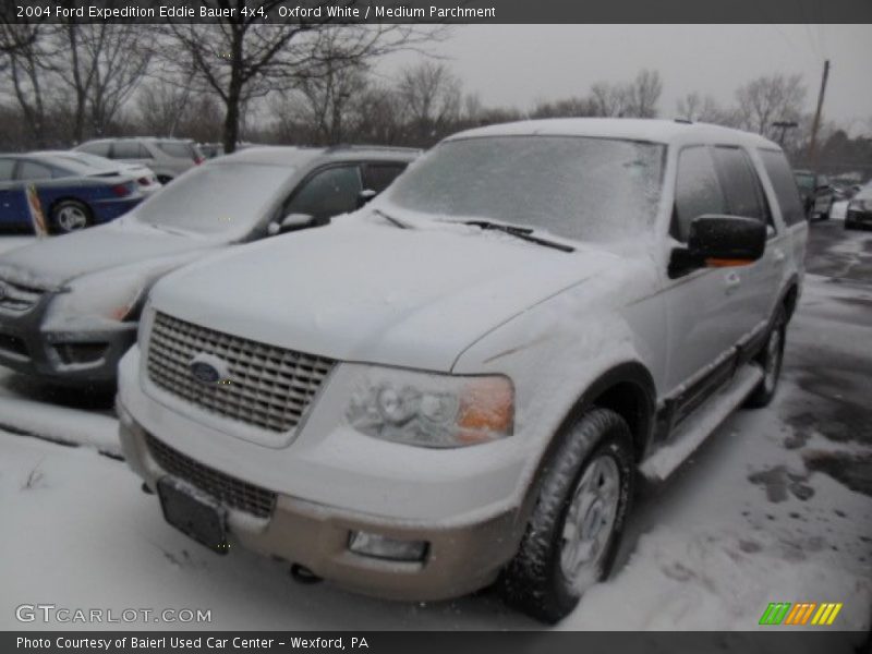 Oxford White / Medium Parchment 2004 Ford Expedition Eddie Bauer 4x4