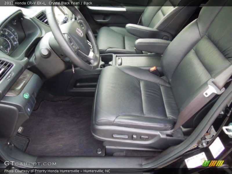 Crystal Black Pearl / Black 2012 Honda CR-V EX-L