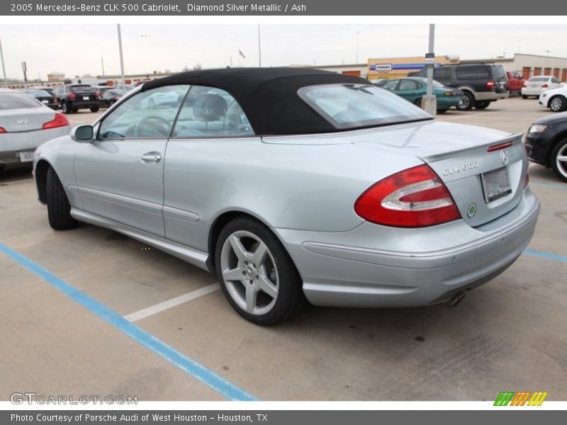  2005 CLK 500 Cabriolet Diamond Silver Metallic