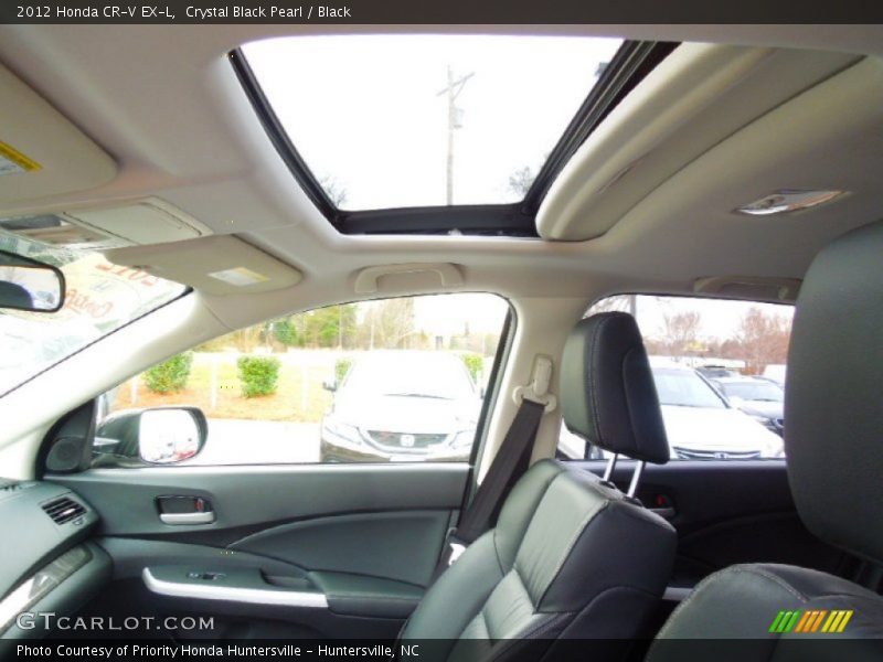 Crystal Black Pearl / Black 2012 Honda CR-V EX-L