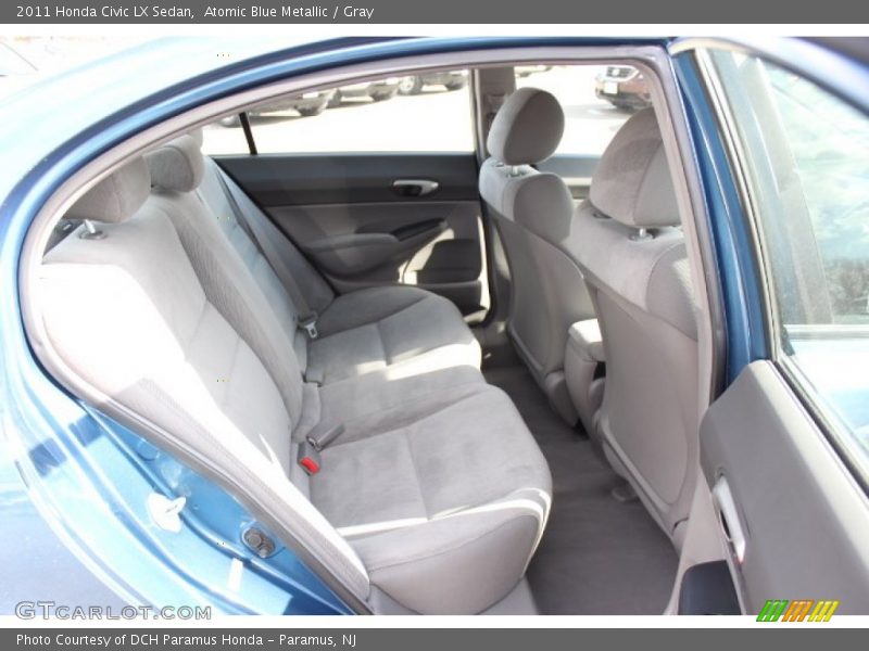 Atomic Blue Metallic / Gray 2011 Honda Civic LX Sedan