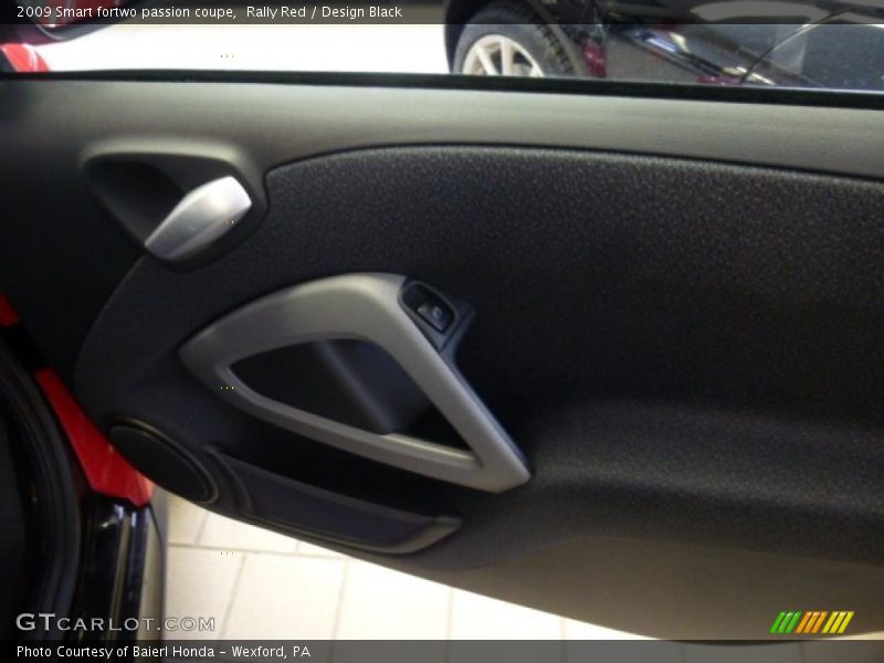 Rally Red / Design Black 2009 Smart fortwo passion coupe