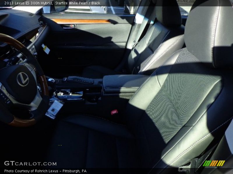 Starfire White Pearl / Black 2013 Lexus ES 300h Hybrid
