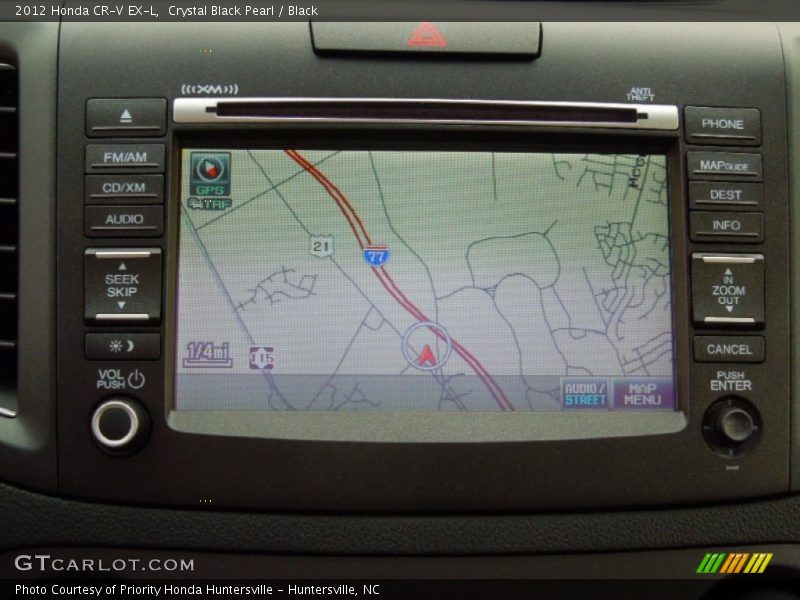 Crystal Black Pearl / Black 2012 Honda CR-V EX-L