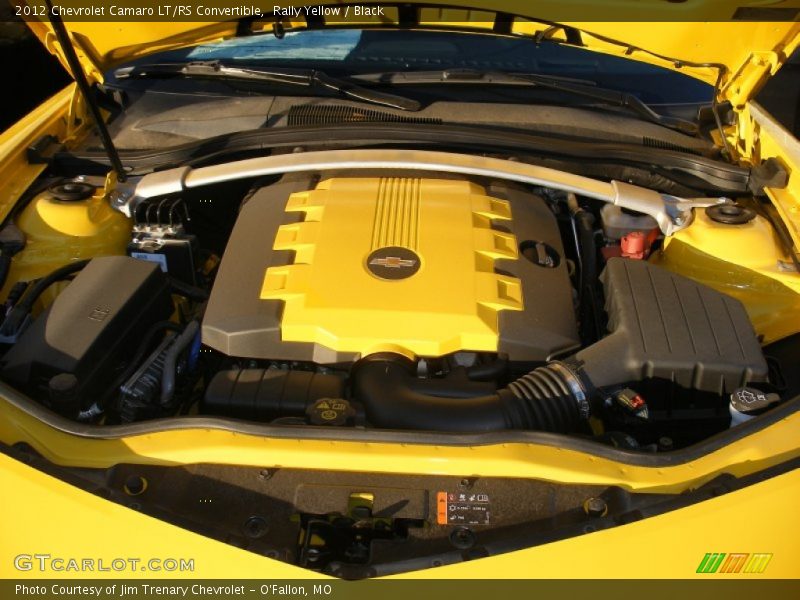 Rally Yellow / Black 2012 Chevrolet Camaro LT/RS Convertible