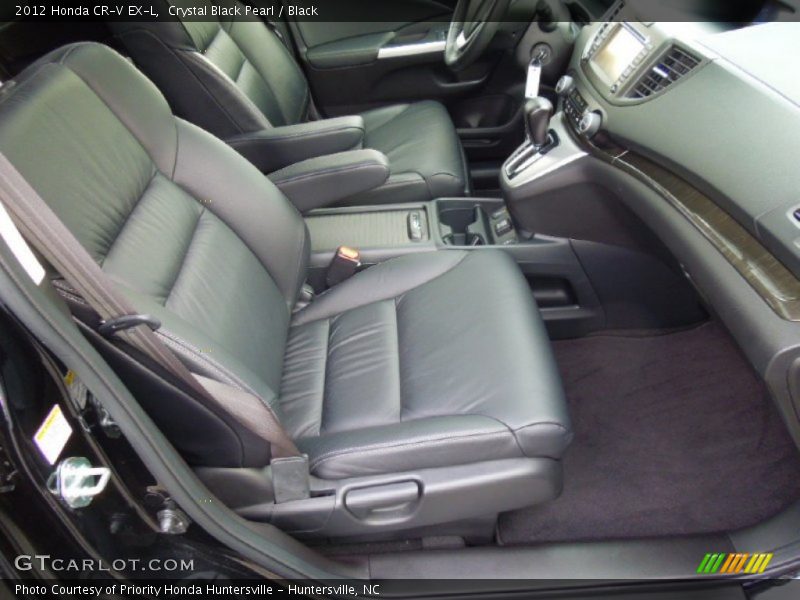 Crystal Black Pearl / Black 2012 Honda CR-V EX-L