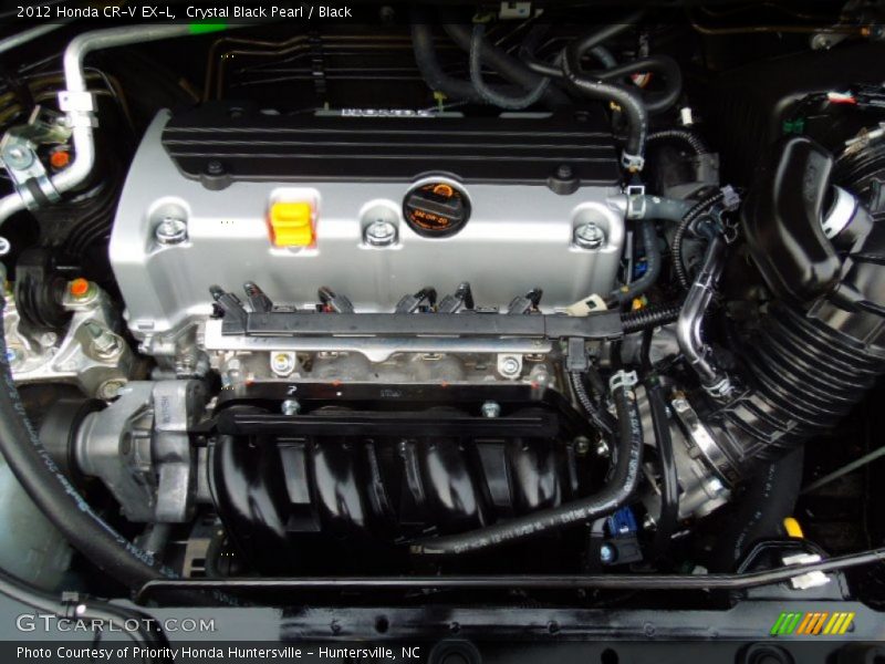 Crystal Black Pearl / Black 2012 Honda CR-V EX-L