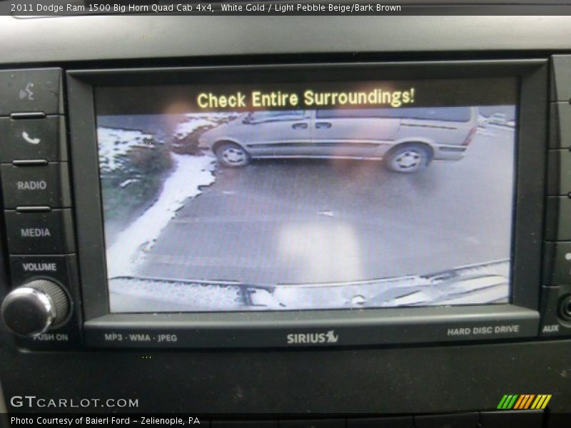 White Gold / Light Pebble Beige/Bark Brown 2011 Dodge Ram 1500 Big Horn Quad Cab 4x4