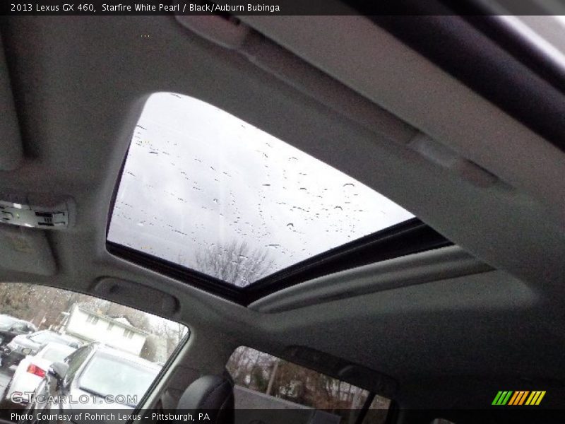 Starfire White Pearl / Black/Auburn Bubinga 2013 Lexus GX 460
