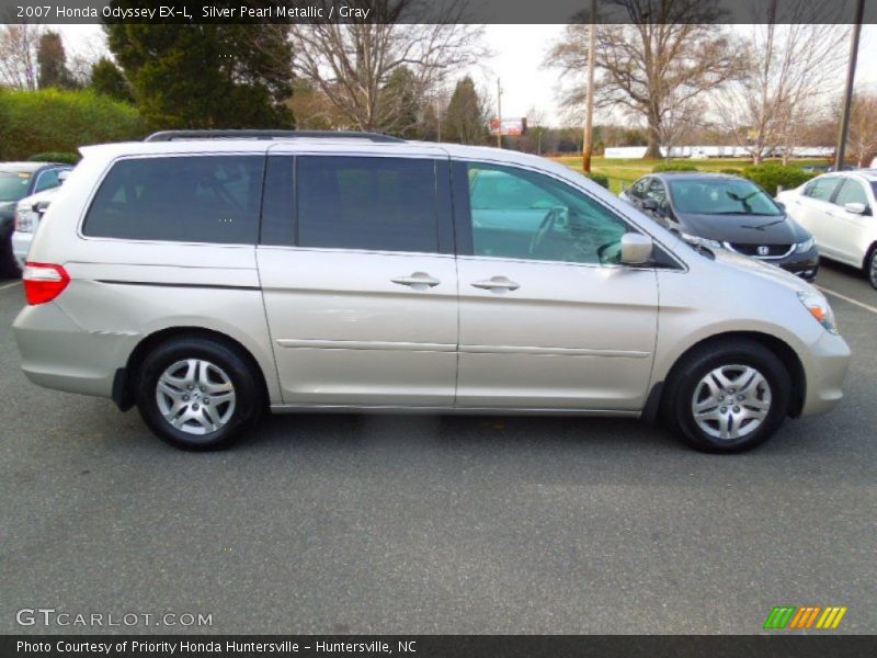 Silver Pearl Metallic / Gray 2007 Honda Odyssey EX-L