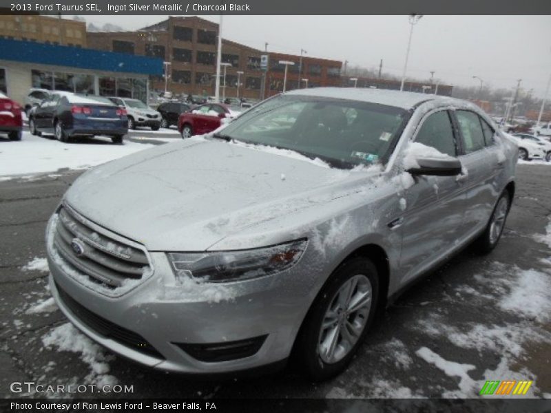 Ingot Silver Metallic / Charcoal Black 2013 Ford Taurus SEL