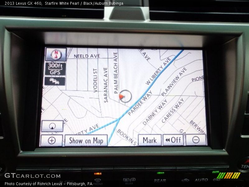 Navigation of 2013 GX 460