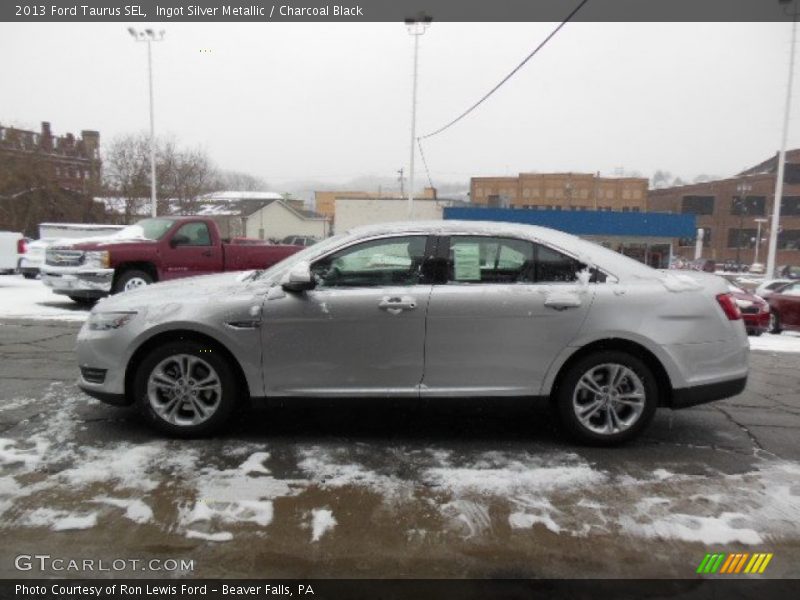 Ingot Silver Metallic / Charcoal Black 2013 Ford Taurus SEL