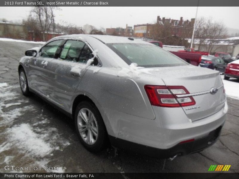 Ingot Silver Metallic / Charcoal Black 2013 Ford Taurus SEL