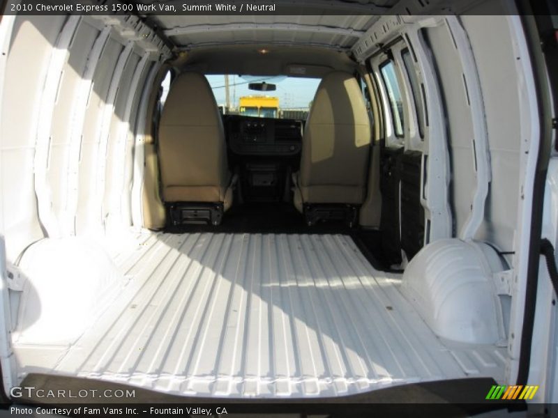  2010 Express 1500 Work Van Trunk