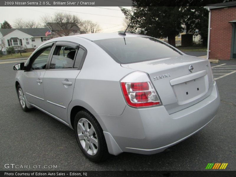 Brilliant Silver / Charcoal 2009 Nissan Sentra 2.0 SL