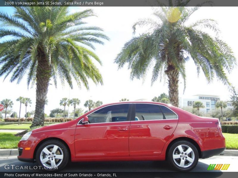  2008 Jetta SE Sedan Salsa Red