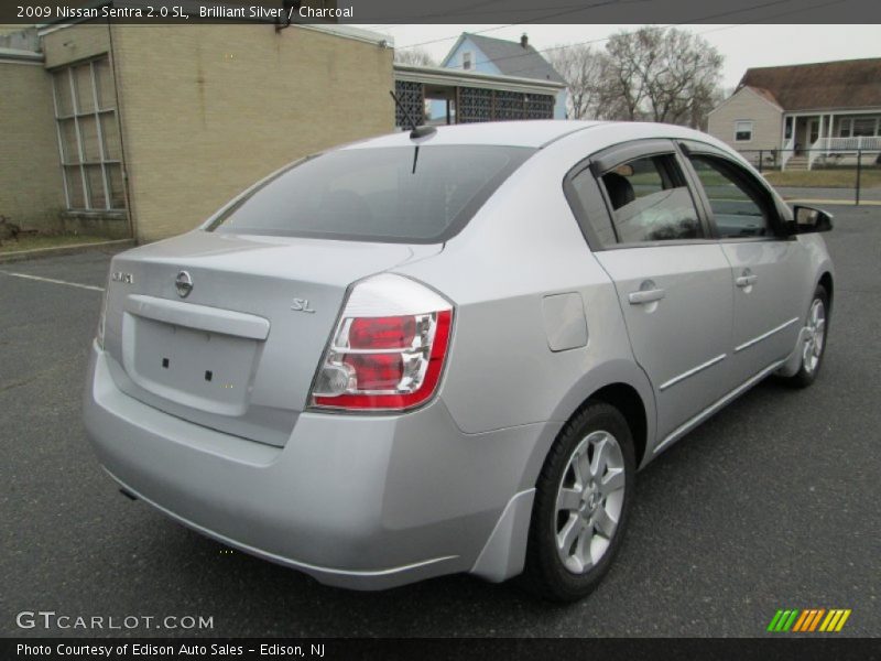 Brilliant Silver / Charcoal 2009 Nissan Sentra 2.0 SL