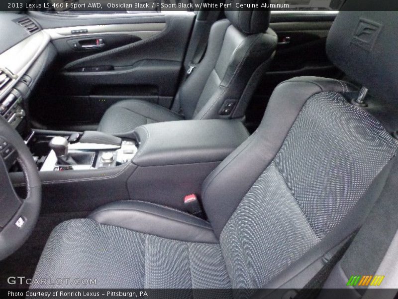  2013 LS 460 F Sport AWD F Sport Black w/White Perf. Genuine Aluminum Interior
