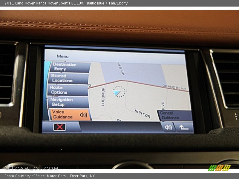 Baltic Blue / Tan/Ebony 2011 Land Rover Range Rover Sport HSE LUX
