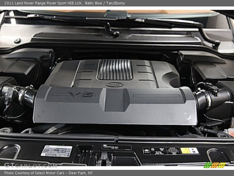 Baltic Blue / Tan/Ebony 2011 Land Rover Range Rover Sport HSE LUX