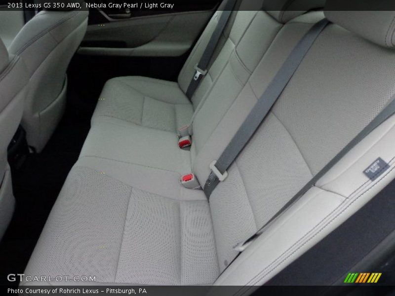 Nebula Gray Pearl / Light Gray 2013 Lexus GS 350 AWD