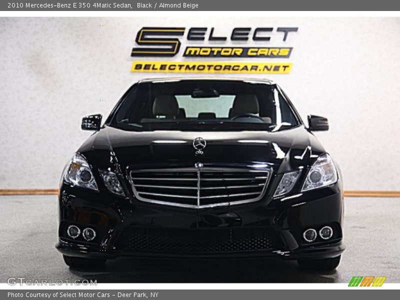 Black / Almond Beige 2010 Mercedes-Benz E 350 4Matic Sedan