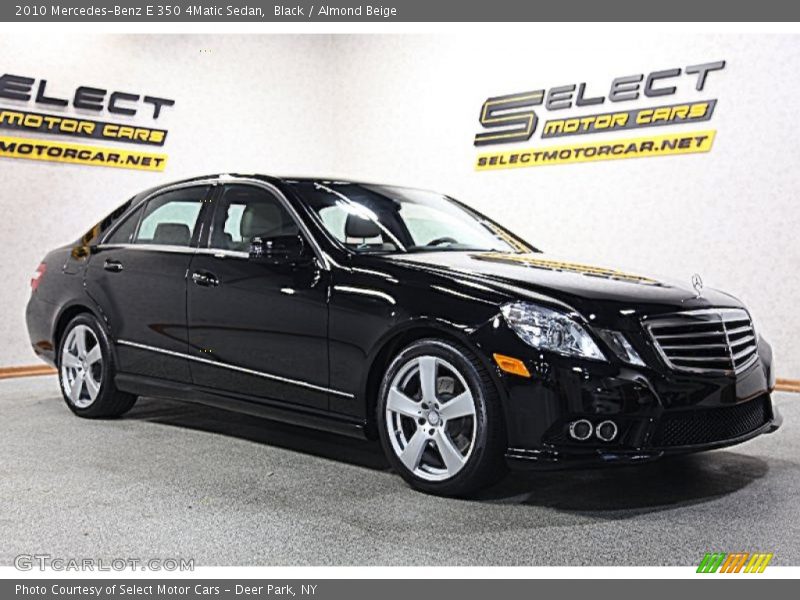 Black / Almond Beige 2010 Mercedes-Benz E 350 4Matic Sedan