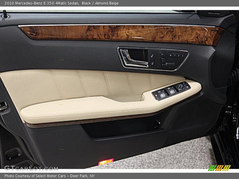 Black / Almond Beige 2010 Mercedes-Benz E 350 4Matic Sedan
