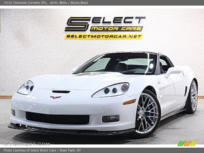 Arctic White / Ebony Black 2010 Chevrolet Corvette ZR1