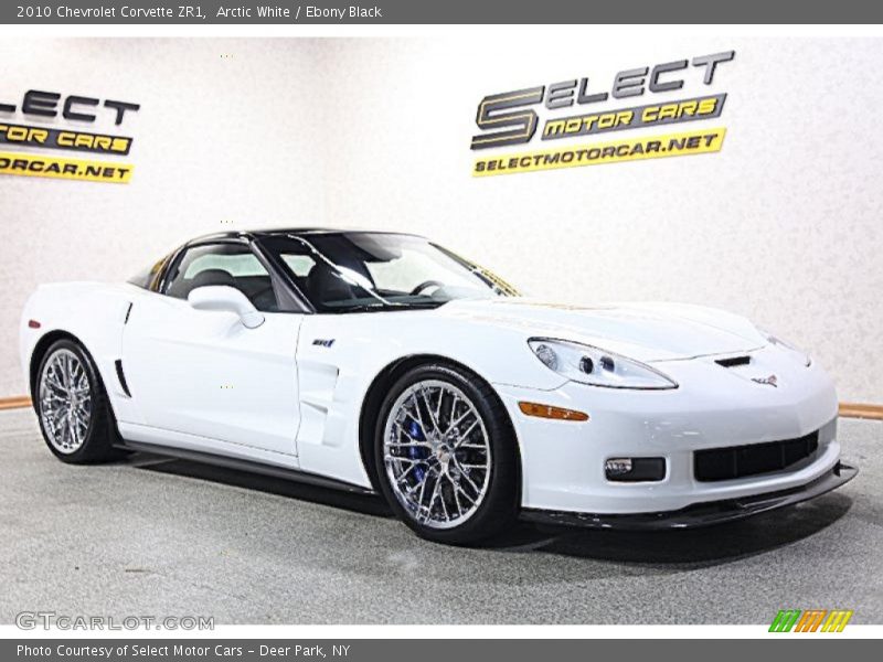 Arctic White / Ebony Black 2010 Chevrolet Corvette ZR1